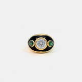 Luna Nera Cocktail Ring