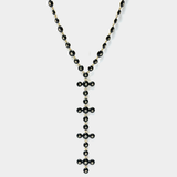 Luna Nera Lariat Necklace