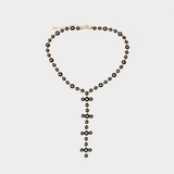 Luna Nera Lariat Necklace