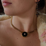 Luna Nera Pendant Necklace