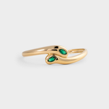 Cosimo Cuff Bracelet Emerald