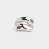 Cosimo Pinky Ring Garnet