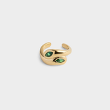 Cosimo Ear Cuff Emerald