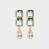Giulia 2.0 Earrings Aquamarine