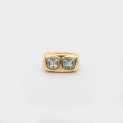 Giulia 2.0 Pinky Ring Aquamarine