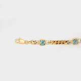 Giulia Bracelet Aquamarine