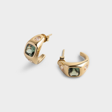 Giulia Hoop Earrings Tourmaline