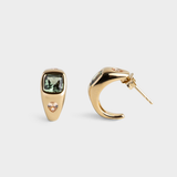 Giulia Hoop Earrings Tourmaline