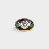 Luna Nera Cocktail Ring