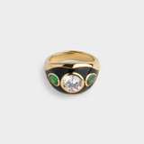 Luna Nera Cocktail Ring