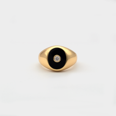 Luna Nera Pinky Ring