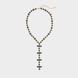 Luna Nera Lariat Necklace