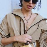 Luna Nera Lariat Necklace