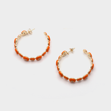 Sole Blu Hoop Earrings